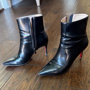 Christian Louboutin Black Heeled Boots